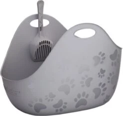 LitterLocker LitterBox - Grijs -Kattenspeelgoed Winkel 1200x1126