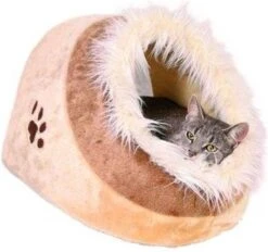 Trixie Kattenmand Iglo Minou Beige / Bruin - 41X35X26 CM 14 Trixie Kattenmand Iglo Minou Beige / Bruin - 41X35X26 CM -Kattenspeelgoed Winkel 1200x1127 7