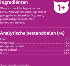 Whiskas 1+ Natvoer - Classic - Selectie In Saus - Maaltijdzakjes 40 X 85 G -Kattenspeelgoed Winkel 1200x1134 2