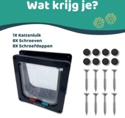 Mmoods Kattenluik – Zwarte Kattentunnel Maat L – Weersbestendig Dankzij Borstel – 4 Vergrendelingsstanden – Geschikt Voor Binnen En Buiten -Kattenspeelgoed Winkel 1200x1135 7