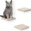 Navaris Katten Klimmuur 3 Tredes - 18 X 18 X 1,5 Cm Per Plankje - Katten Klimwand Van Hout - Inclusief Bevestigingsmateriaal -Kattenspeelgoed Winkel 1200x1142 4