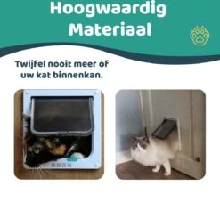 Mmoods Kattenluik – Zwarte Kattentunnel Maat L – Weersbestendig Dankzij Borstel – 4 Vergrendelingsstanden – Geschikt Voor Binnen En Buiten -Kattenspeelgoed Winkel 1200x1150 2