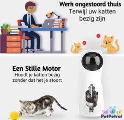 PetPetrol Automatisch Kattenspeeltje – Laser – Kattenlaser - Intelligent Interactief Voor Katten – Laser Kat – 9 Verschillende Standen – Incl. Oplaadkabel – Geruisloze Motor -Kattenspeelgoed Winkel 1200x1159 36