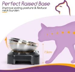 Nobleza Katten Voerbakjes - Ergonomische Dubbele Voerbak - Anti Braak Voerbak Voor Katten - Zwart - Dubbel - RVS 20 Nobleza Katten Voerbakjes - Ergonomische Dubbele Voerbak - Anti Braak Voerbak Voor Katten - Zwart - Dubbel - RVS -Kattenspeelgoed Winkel 1200x1161 15