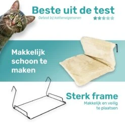 Kattenhangmat - Voor Aan Het Raam - Kattenmand - Raam - Hangmat Kat - Dieren - Kattenbed - Kattenmand - Slaapplek - Ligplaats -Kattenspeelgoed Winkel 1200x1174 11
