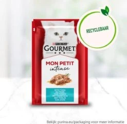 Gourmet Mon Petit Intense - Kattenvoer Natvoer - Vis - 24 X 50 Gr -Kattenspeelgoed Winkel 1200x1176