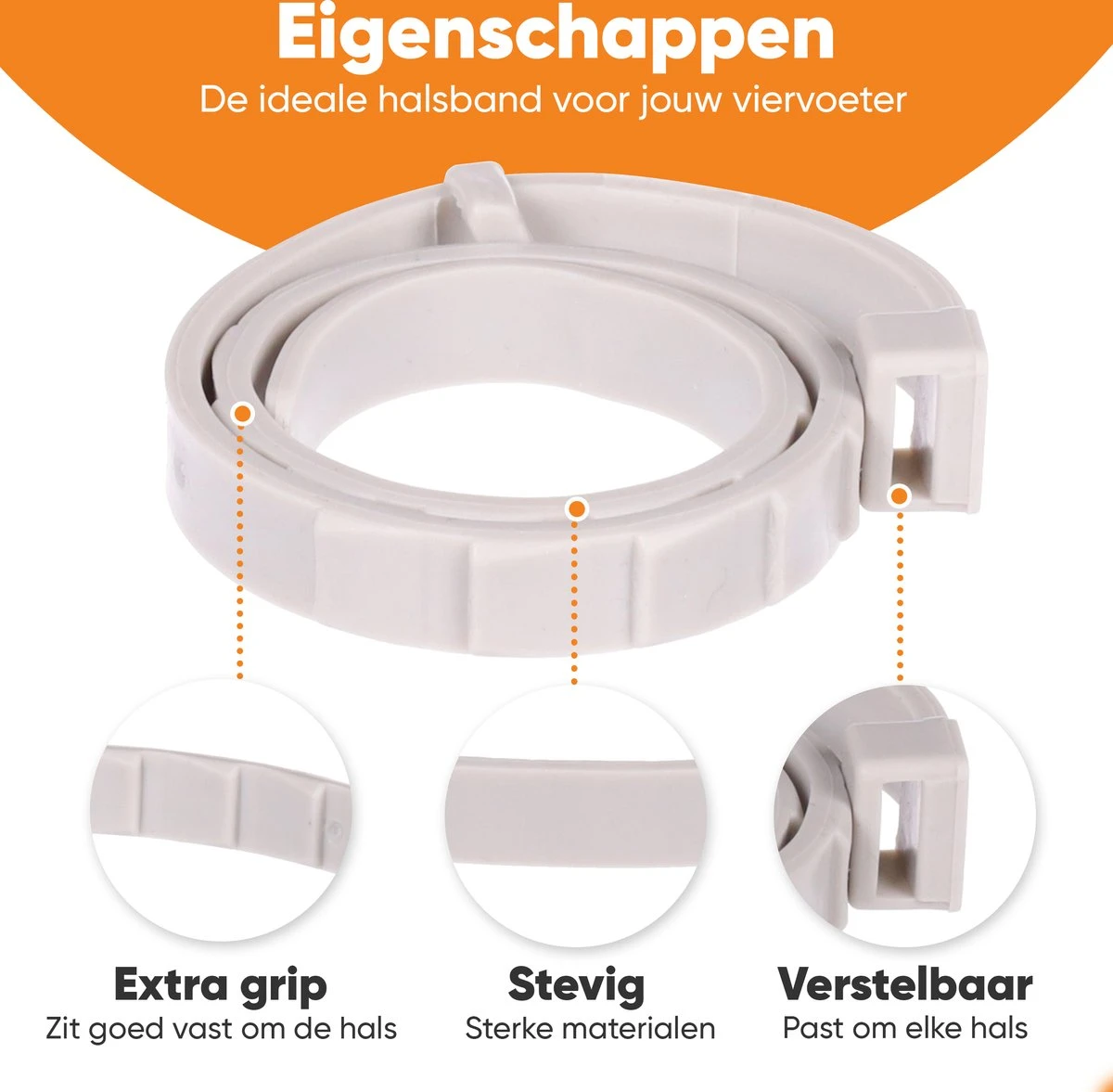 Nafurapets Vlooienband Voor Kat – Anti Vlooien – Teken Band – 100% Natuurlijk – 8 Maanden Bescherming – Grote & Kleine Kat 5 Nafurapets Vlooienband Voor Kat – Anti Vlooien – Teken Band – 100% Natuurlijk – 8 Maanden Bescherming – Grote & Kleine Kat - Afbeelding 3