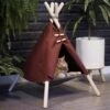 MIRO Luxe Katten Wigwam - Tent - Huis - Opvouwbaar - Rood 2 MIRO Luxe Katten Wigwam - Tent - Huis - Opvouwbaar - Rood -Kattenspeelgoed Winkel 1200x1179 9