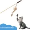 Katten Speeltjes Katten Speelgoed Kattenspeeltjes Katten Hengel Bal – Wit Bruin -Kattenspeelgoed Winkel 1200x1185 9