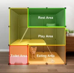 Merkloos XXL Premium Kattenkooi Met Kattenbak 2-laags Kattenkooien Voor Binnen - Grote Opvouwbare Kattenren - Kattenbench Kat Bench - Zwart Dierenverblijf 10 Merkloos XXL Premium Kattenkooi Met Kattenbak 2-laags Kattenkooien Voor Binnen - Grote Opvouwbare Kattenren - Kattenbench Kat Bench - Zwart Dierenverblijf -Kattenspeelgoed Winkel 1200x1187 3