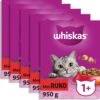 Whiskas 1+ Kattenbrokken - Rund - Doos 5 X 950 G -Kattenspeelgoed Winkel 1200x1188 2