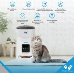 Pretty Paws PP002 Professionele Automatische Voerbak Kat- Stemrecorder - Voerautomaat - Katten Voerbak - Minimalistisch -Kattenspeelgoed Winkel 1200x1190 5