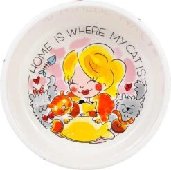 Blond Amsterdam - Kattenvoerbak - Wit - Ø 15,5 Cm -Kattenspeelgoed Winkel 1200x1194 2