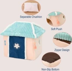 Merkloos Petsential Sakura Japanse Mand - Voor Katten (kattenmand) En Kleine Huisdieren (huisdierenmand) -Kattenspeelgoed Winkel 1200x1195 9