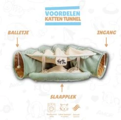 Kattentunnel - Tunnel Kat - Kattenmand - Kattenhuis - Speel Tunnel Kat - Premium 9 Kattentunnel - Tunnel Kat - Kattenmand - Kattenhuis - Speel Tunnel Kat - Premium -Kattenspeelgoed Winkel 1200x1197 17
