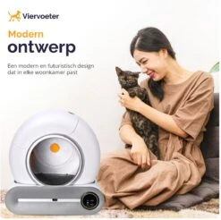 Viervoeter™ Kattenbak Zelfreinigend – Automatische Kattenbak – Zelfreinigende Kattenbak – Anti-geur – 53x58x55cm – Bedienen Via App – 65 Liter 16 Viervoeter™ Kattenbak Zelfreinigend – Automatische Kattenbak – Zelfreinigende Kattenbak – Anti-geur – 53x58x55cm – Bedienen Via App – 65 Liter -Kattenspeelgoed Winkel 1200x1197 7