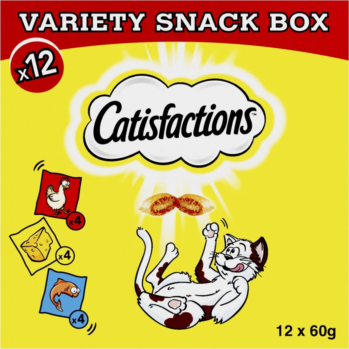 Catisfactions Megabox - Kattensnacks - 12 X 60 Gr 5 Catisfactions Megabox - Kattensnacks - 12 X 60 Gr - Afbeelding 3