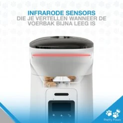 Pretty Paws PP002 Professionele Automatische Voerbak Kat- Stemrecorder - Voerautomaat - Katten Voerbak - Minimalistisch -Kattenspeelgoed Winkel 1200x1199 19