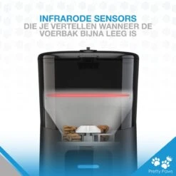 Pretty Paws PP005 Wifi Voerautomaat Zwart - Automatische Voerbak - Slimme Voerautomaat Met App - Instelbaar Voedingsschema - WIFI -Kattenspeelgoed Winkel 1200x1199 24