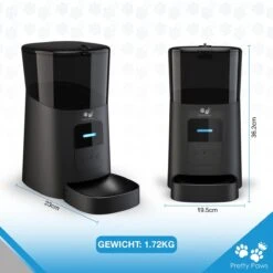 Pretty Paws PP005 Wifi Voerautomaat Zwart - Automatische Voerbak - Slimme Voerautomaat Met App - Instelbaar Voedingsschema - WIFI -Kattenspeelgoed Winkel 1200x1199 26