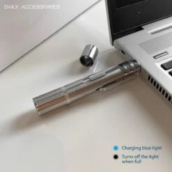 Merkloos Laserpen - Daily Accessoires - USB Oplaadbaar - Kattenspeeltjes - Laserlampje - 7 Verschillende Standen - RVS Zilver - Zaklamp - UV Lamp – Kattenspeelgoed -Kattenspeelgoed Winkel 1200x1200 1014