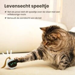 Otiume Interactieve Speelbal - Slimme Interactieve Jaag Speeltje Voor Katten - Kattenspeeltjes - Intelligente Jaagbal - AI -USB Oplaadbaar - LED - Blauw -Kattenspeelgoed Winkel 1200x1200 1045