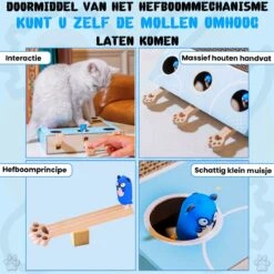 Sla De Mol Kattenspeeltje - Katten Speelgoed - Kattenspeelgoed - Kattenspeeltjes - Kattenspeeltjes Intelligentie - Kattenspeelgoed Intelligentie -Kattenspeelgoed Winkel 1200x1200 1077