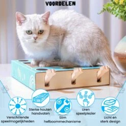 Sla De Mol Kattenspeeltje - Katten Speelgoed - Kattenspeelgoed - Kattenspeeltjes - Kattenspeeltjes Intelligentie - Kattenspeelgoed Intelligentie -Kattenspeelgoed Winkel 1200x1200 1081