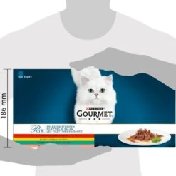 Gourmet Perle Mini Filets In Saus - Kattenvoer Natvoer - Kip, Konijn, Rund & Zalm - 60 X 85 Gr -Kattenspeelgoed Winkel 1200x1200 136