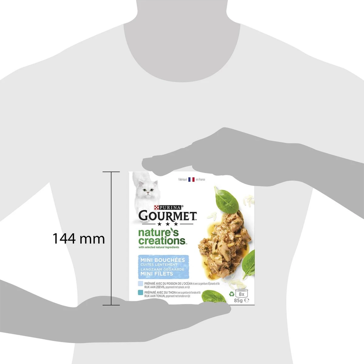 Gourmet Nature's Creations - Kattenvoer Natvoer - Zeevis - 48 X 85 Gr 8 Gourmet Nature's Creations - Kattenvoer Natvoer - Zeevis - 48 X 85 Gr - Afbeelding 6