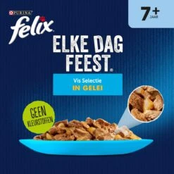 Felix Elke Dag Feest Vis Selectie In Gelei 7+ Jaar 12 X 85 Gr -Kattenspeelgoed Winkel 1200x1200 176