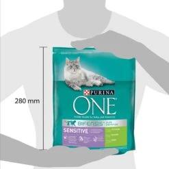 Purina One Sensitive - Kalkoen/Rijst - Kattenvoer - 800 G -Kattenspeelgoed Winkel 1200x1200 211