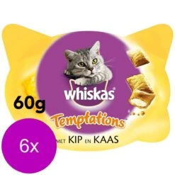 Whiskas Temptations 60 G - Kattensnack - 6 X Kip&Kaas 7 Whiskas Temptations 60 G - Kattensnack - 6 X Kip&Kaas -Kattenspeelgoed Winkel 1200x1200 248