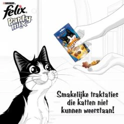 Felix Party Mix - Kattensnacks Original - 8 X 60g -Kattenspeelgoed Winkel 1200x1200 249