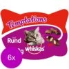 Whiskas Temptations 60 G - Kattensnack - 6 X Rund&Vlees -Kattenspeelgoed Winkel 1200x1200 252