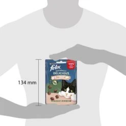 Felix Naturally Delicious Zalm & Spinazie - Kattensnacks - 8 X 50g -Kattenspeelgoed Winkel 1200x1200 256