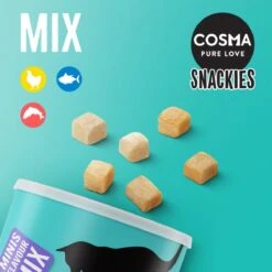 Cosma Pure Love Snackies Minis Flavour MIX 130g -Kattenspeelgoed Winkel 1200x1200 257