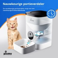 PIXMY - Automatische Voerbak Kat - 4L - Wi-Fi - Met App En Full HD Camera - Voerbak Kat -Kattenspeelgoed Winkel 1200x1200 283