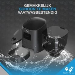 Pretty Paws PP005 Wifi Voerautomaat Zwart - Automatische Voerbak - Slimme Voerautomaat Met App - Instelbaar Voedingsschema - WIFI -Kattenspeelgoed Winkel 1200x1200 308