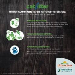 Almo Nature Zuinige Kattenbakvulling Klontvormend En Milieuvriendelijk - Inhoud 4,54 Kg -Kattenspeelgoed Winkel 1200x1200 370