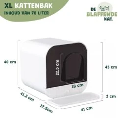 De Blaffende Kat Moderne Kattenbak - Met Uitneembare Lade En Kattenbak Mat 21 De Blaffende Kat Moderne Kattenbak - Met Uitneembare Lade En Kattenbak Mat -Kattenspeelgoed Winkel 1200x1200 510