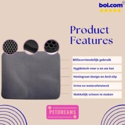 Professionele Kattenbakmat + Cadeau – Schoonloopmat Kattenbak – Katten Grit Opvanger – Dubbele Waterdichte Laag – Uitloopmat Kattenbak – Kattenverzorging – Kattenbak Accessoires - Gritmat – Kat Benodigdheden 10 Professionele Kattenbakmat + Cadeau – Schoonloopmat Kattenbak – Katten Grit Opvanger – Dubbele Waterdichte Laag – Uitloopmat Kattenbak – Kattenverzorging – Kattenbak Accessoires - Gritmat – Kat Benodigdheden -Kattenspeelgoed Winkel 1200x1200 512