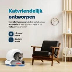 BOME Automatische Kattenbak - Zelfreinigende Kattenbak - Met App En Touchscreen - 65L -Kattenspeelgoed Winkel 1200x1200 520