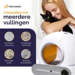 Viervoeter™ Kattenbak Zelfreinigend – Automatische Kattenbak – Zelfreinigende Kattenbak – Anti-geur – 53x58x55cm – Bedienen Via App – 65 Liter 13 Viervoeter™ Kattenbak Zelfreinigend – Automatische Kattenbak – Zelfreinigende Kattenbak – Anti-geur – 53x58x55cm – Bedienen Via App – 65 Liter -Kattenspeelgoed Winkel 1200x1200 528