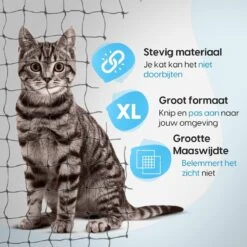 Kattennet Voor Balkon 4 X 10 M - Kattennet - Katten Gaas - Zwart -Kattenspeelgoed Winkel 1200x1200 612