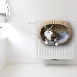 Ebi Radiator Sunrise Kattenmand - Incl. Kussen - Beige - 45 X 30 X 30 Cm -Kattenspeelgoed Winkel 1200x1200 688