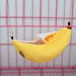 Merkloos Hamster Hangmat Banaan | Schommel Voor Hamsters/Kleine Knaagdieren | Hamster Speelgoed | Muis Speelgoed | Muis Hangmat -Kattenspeelgoed Winkel 1200x1200 747