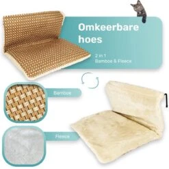 Kattenhangmat - Voor Aan Het Raam - Kattenmand - Raam - Hangmat Kat - Dieren - Kattenbed - Kattenmand - Slaapplek - Ligplaats -Kattenspeelgoed Winkel 1200x1200 864
