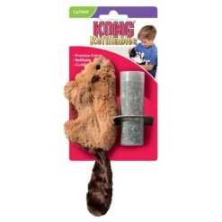 Kong Kat Catnip Bever - Speelmuis - Bruin - 3,8 X 4,5 X 4,2 -Kattenspeelgoed Winkel 1200x1200 889