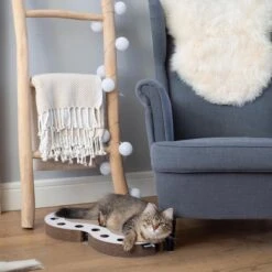 Interactief Design Krabspeelgoed Voor Katten Van Duurzaam Karton - District 70 SNAKE - Zwart -Kattenspeelgoed Winkel 1200x1200 892